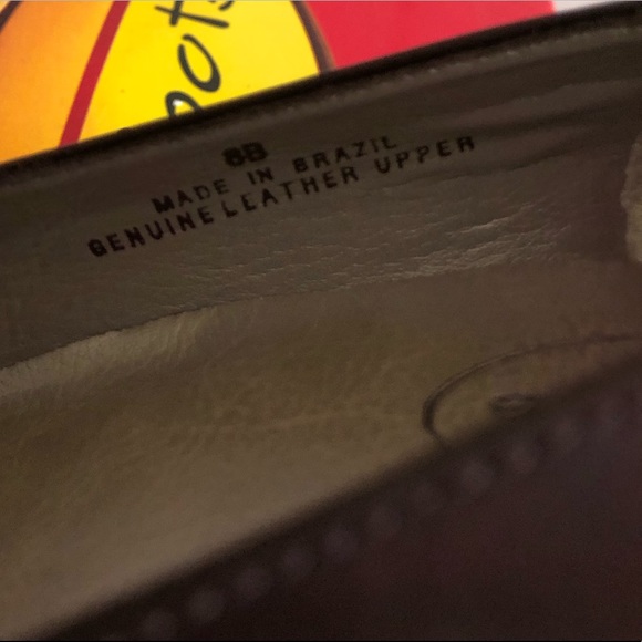 NWT Talbots Gemini Brown Leather Heels, Size 8 - Picture 7 of 7